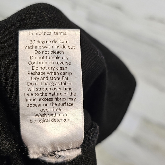 Saint & Sofia Black Viscose Pull On Comfort Pants Sz 6 Casual Everyday Wear - Picture 16 of 16